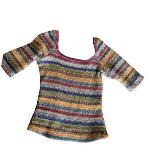 CINEMODE women's XS knit top, super stretchy, beautiful color's perfect …